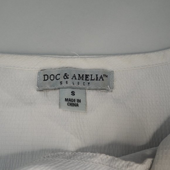 Light Gray White Crepe Cowl Neck Blouse - Picture 6 of 8